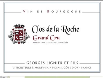 2019 Clos de la Roche Grand Cru, Domaine George Lignier, MAGNUM!