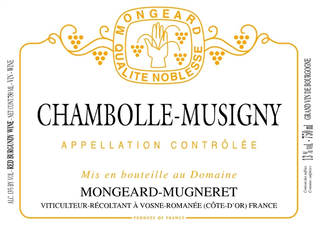 2021 Chambolle-Musigny, Domaine Mongeard-Mugneret