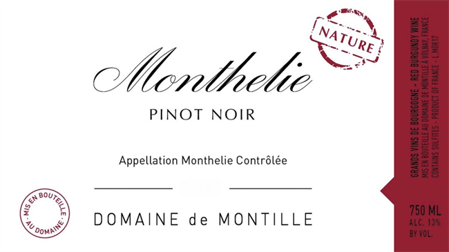 2021 Monthelie Rouge, Domaine de Montille