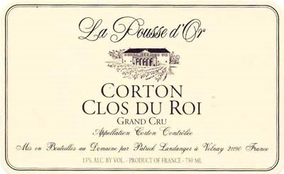 2017 Corton Grand Cru, Clos du Roi, Domaine de la Pousse d\'Or