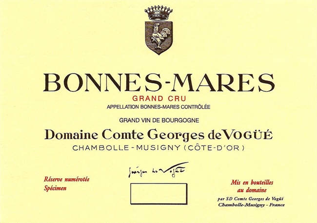 2017 Bonnes-Mares Grand Cru, Domaine Comte Georges de Vogüé