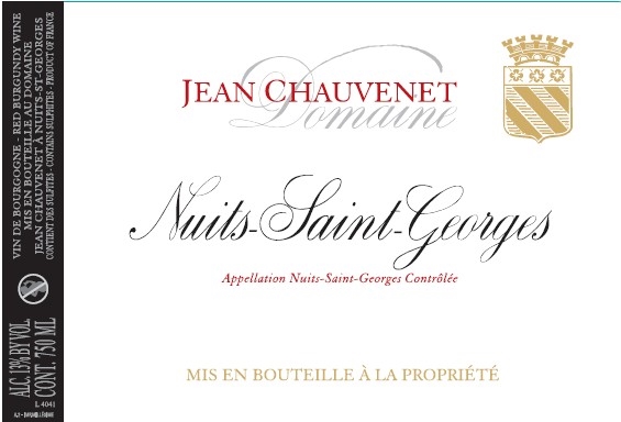 2019 Nuits-Saint-George, Domaine Jean Chauvenet