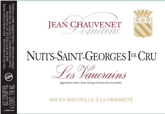 2017 Nuits-Saint-Georges 1er Cru, Les Vaucrains, Domaine Chauvenet
