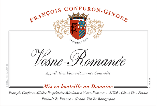 2019 Vosne-Romanée, Domaine Confuron-Gindre