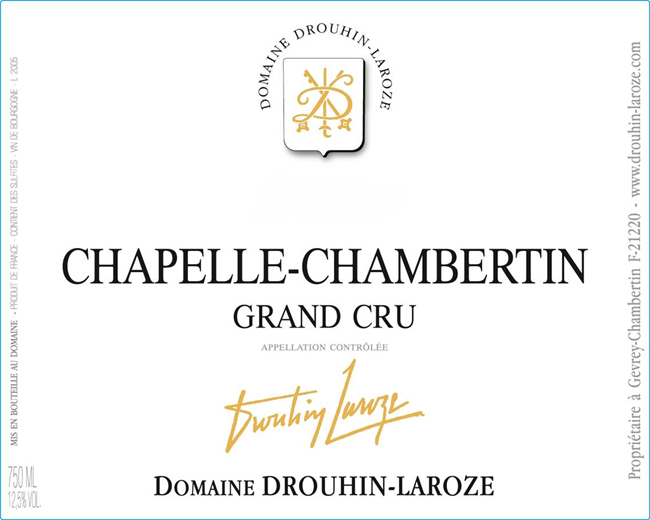 2018 Chapelle-Chambertin Grand Cru, Domaine Drouhin-Laroze