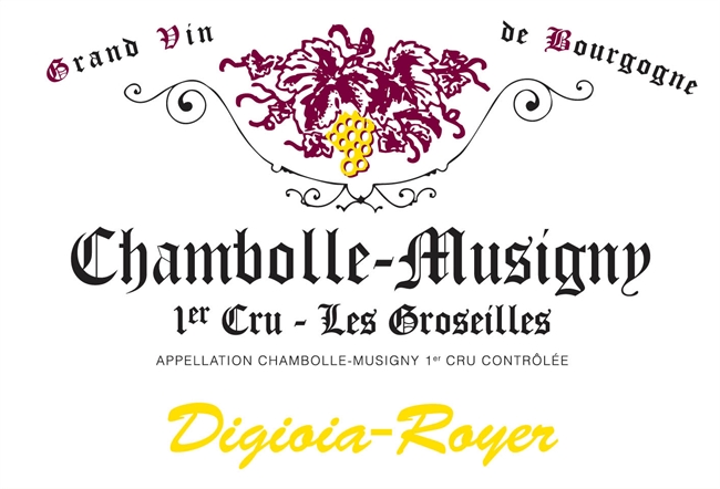 2017 Chambolle-Musigny 1er Cru, Les Groseilles, Domaine Digioia-Royer