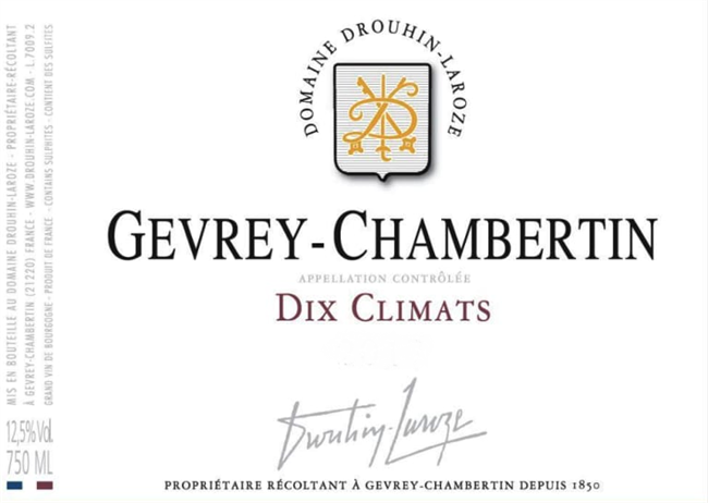 2020 Gevrey-Chambertin, Dix Climats, Domaine Drouhin-Laroze