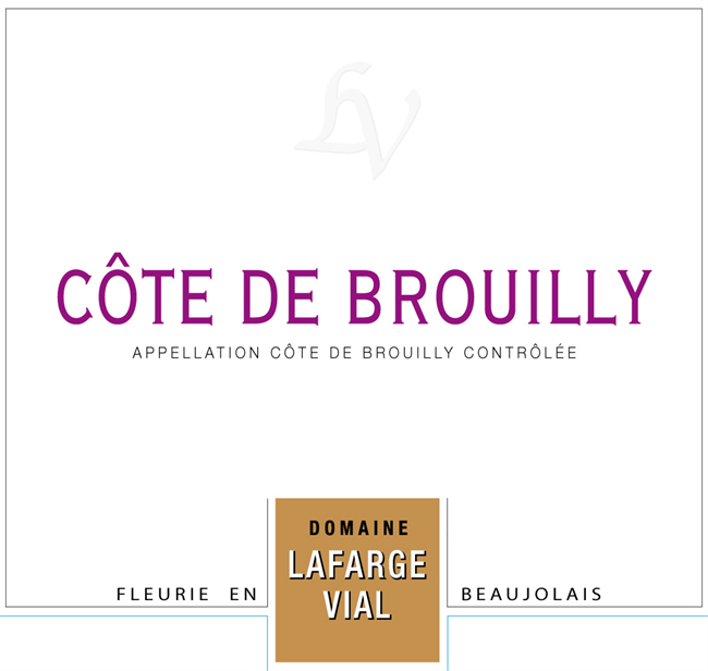 2019 Côte de Brouilly, Domaine Lafarge Vial