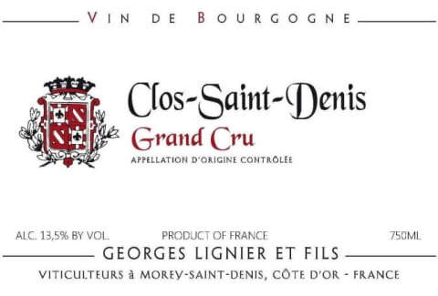 2020 Clos-Saint-Denis Grand Cru, Domaine George Lignier