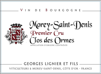 2020 Morey-St-Denis 1er Cru, Clos des Ormes, Domaine George Lignier