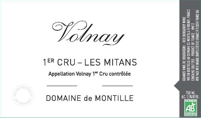 2019 Volnay 1er Cru, Les Mitans, Domaine de Montille