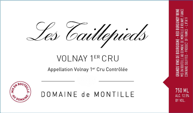 2021 Volnay 1er Cru, Les Taillepieds, Domaine de Montille