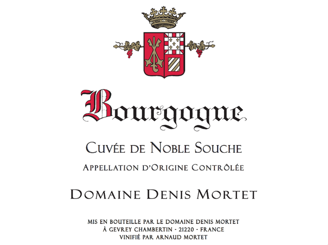 2021 Bourgogne Rouge, Cuvée de Noble Souche, Domaine Dennis Mortet