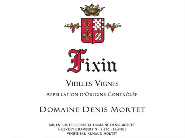2021 Fixin, Vieilles Vignes, Domaine Denis Mortet
