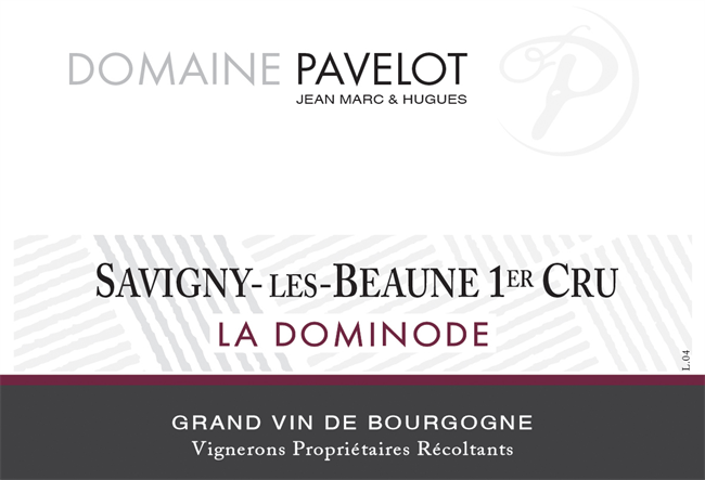 2016 Savigny-lès-Beaune 1er Cru Rouge, La Dominode, Domaine Pavelot