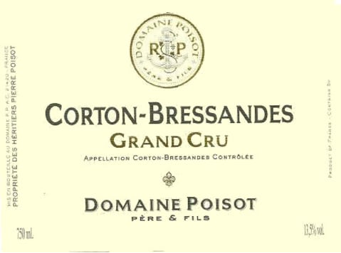 2016 Corton-Bressandes Grand Cru, Domaine Poisot