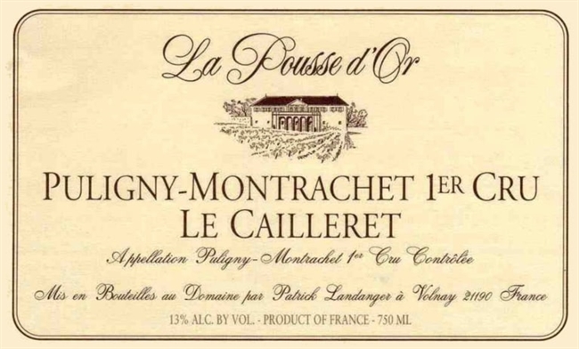 2018 Puligny-Montrachet 1er Cru, Le Cailleret, Domaine de la Pousse d\'Or