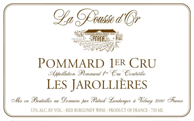 2018 Pommard 1er Cru, Les Jarollières, Domaine de la Pousse d\'Or