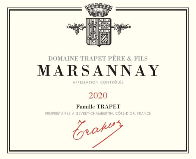 2020 Marsannay Rouge, Domaine Trapet