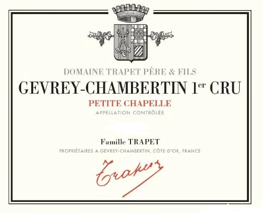 2020 Gevrey-Chambertin 1er Cru, Petite Chapelle, Domaine Trapet